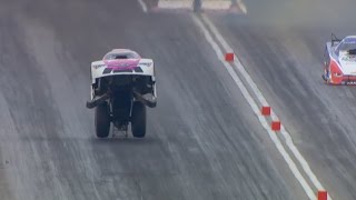 Must WATCH AMAZING NHRA Funny Car run in Las Vegas [upl. by Odilia]