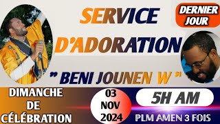 SERVICE D’ADORATIONBENI JOUNEN WHAMAN PÈDI BATAYCÉLÉBRATIONPLM AMEN 3 FOIS [upl. by Ninon90]