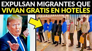 EEUU EXPULSA MIGRANTES QUE VIVÍAN GRATIS EN HOTELES [upl. by Jona907]