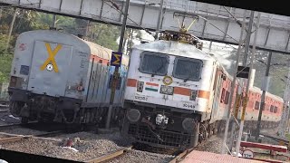 Shatabdi Express Durgiana Express Chandigarh Intercity Express Begampura Express BSF special trains [upl. by Bernette]