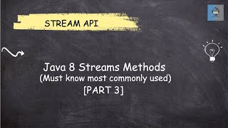 Java 8 Stream Method  Commonly used Part 3 [upl. by Nevar303]