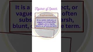 Figures of Speech  Euphemism englishteacher englishgrammar englishlearning [upl. by Ras123]