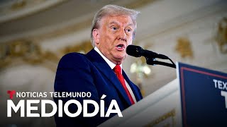 Trump convoca a la prensa y no dice nada del insulto a Puerto Rico en su mitin  Noticias Telemundo [upl. by Heman]