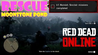 Rescue Skinner Brothers Moonstone Pond  Hamish Sinclair Missions Completed  Red Dead OnlineRDR2 [upl. by Dunaville557]