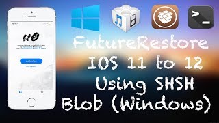 Windows How to FutureRestore Upgrade iOS 111141 to iOS 121212 with SHSH Blobs on Windows [upl. by Quarta939]