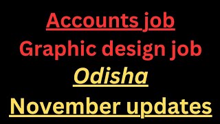 Accountant jobs in Odisha 2024  Private job 2024 [upl. by Eemak]