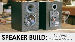 CNote Bookshelf Speakers Kit Build  Built In WiFi amp Bluetooth Amp [upl. by Jelsma]