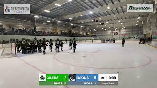 U15AA  Okotoks Oilers vs Foothills Bisons [upl. by Odrick]