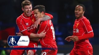 Coutinho wonder goal  Bolton 12 Liverpool  FA Cup Fourth Round  Goals amp Highlights [upl. by Arvid]