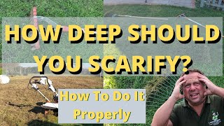 How Deep Should You Scarify How To Scarify Your Lawn Effectively [upl. by Airat]