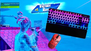 Steelseries Apex Pro ASMR Chill🤩Satisfying Keyboard Fortnite Arena Linear Switch 240 FPS Smooth 4K [upl. by Myna284]