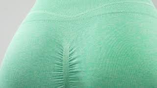 NVGTN Activewear Manufacturer amp Wholesale Supplier Video for our seamless workout ruched shorts [upl. by Euqenimod996]