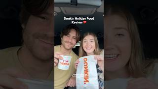 dunkin holiday food review❤️ pt 1 dunkindonuts dunkin dunkinfood shorts ytshorts [upl. by Novihc]