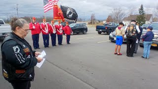 Wheatfield NY Veterans Day Flag Retirement Ceremony 2024 [upl. by Rovert]