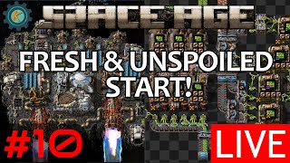 Vulcanus Finish  Gleba Start  Factorio Space Age Stream 10 [upl. by Alue]