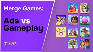 Merge games ads vs gameplay Q1 2024 [upl. by Neenaej]