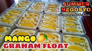 WITH COSTING MANGO GRAHAM FLOAT HOW TO MAKE MANGO FLOAT NEGOSYONG MANGO FLOAT NGAYONG SUMMER [upl. by Saffian]