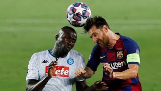 Kalidou Koulibaly vs FC Barcelone 2020 [upl. by Yelrebmyk]