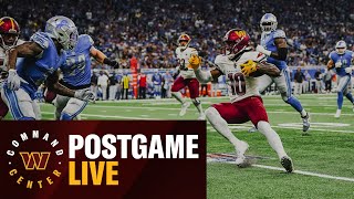 Command Center  Postgame LIVE Commanders at Lions Week 2  Washington Commanders  NFL [upl. by Candace]