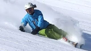 Extreme Carving Ski しらかば2in1『手ぶら隊』14021011 [upl. by Ocisnarf659]