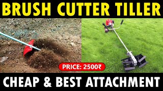 Brush Cutter Tiller Attachment  Best Cultivator  Weeder Attachment for Brush Cutter Machine [upl. by Julietta482]