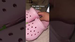 Pink Milk Crocs Link in Description [upl. by Attiuqehs]