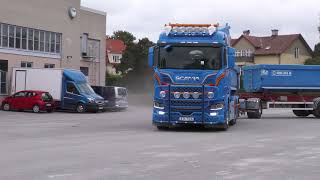 4KScania R730 V8 med automat kasett 8 okt 2024 [upl. by Nairadal]