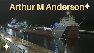 Arthur M Anderson arrived in Duluth 11142024 [upl. by Rramed866]