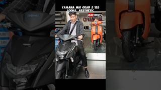 YAMAHA MIO GEAR S 125 LOOKS AESTHETIC  DUDE YMARTV [upl. by Denver822]