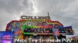 Music Trip 2  Thomas Cullen  Ballycastle Lammas Fair  Onride POV [upl. by Gnem]