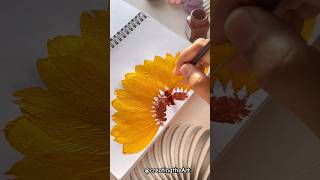 How did I painted using real flower 🤯🤩 shortviral diy painting [upl. by Auhsoj]