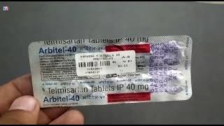 Arbitel 40 Tablet  Telmisartan 40mg Tablet Uses  Arbitel 40mg Tablet Uses Side effects benefits [upl. by Llirrehs]