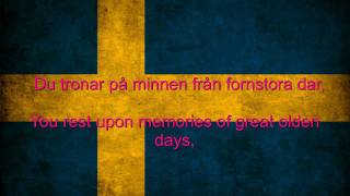 Sweden National anthem English lyrics [upl. by Stanleigh]