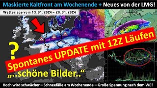 UPDATE Schneefälle am Wochenende und LMG nächste Woche  das Neueste in Kürze  12Z thundersnow [upl. by Lohcin391]