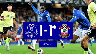 EVERTON 11 SOUTHAMPTON 56 ON PENALTIES  Carabao Cup highlights [upl. by Absalom]