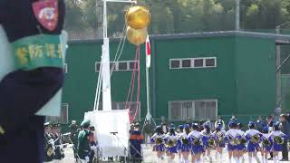 成田市 出初式 2024 消防音楽隊と成田高等学校付属小学校ダンスクラブによる合同演技 [upl. by Uhp]