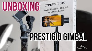 Prestigio 3 Axis Gimbal for Smartphone  UNBOXING  REVIEW [upl. by Narik]