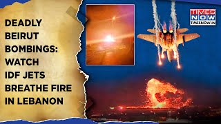 Deadly Beirut Bombings IDF Jets Unleash Hell Fresh Blow To Hezbollah Watch Chilling Video [upl. by Eneloj]