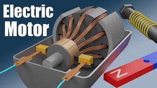 How does an Electric Motor work DC Motor [upl. by Acsicnarf]