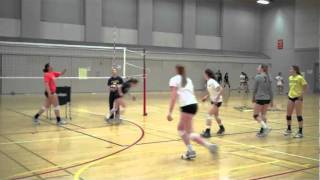 Volleyball Defense Drill  Stop and Freeze [upl. by Ysset330]