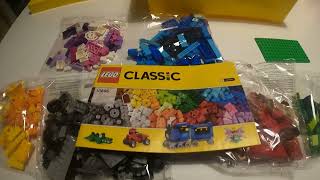 Unboxing The Lego Classic 10696 set with ideas included [upl. by Maryanne]