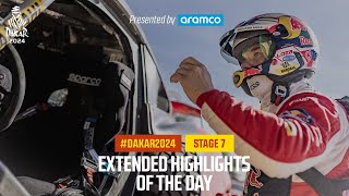 Extended highlights of Stage 7 presented by Aramco  Dakar2024 [upl. by Godbeare984]