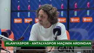 Alanyaspor  Antalyaspor maçının ardından [upl. by Anahc]