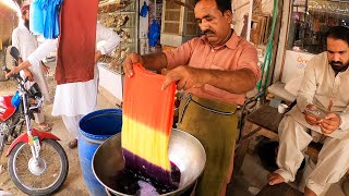 Amazing skills of fabric Dyeing in local market  Cloth Dyeing DIY [upl. by Kizzee593]