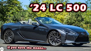 2024 Lexus LC 500 Convertible – DM Review  Test Drive [upl. by Corrinne]