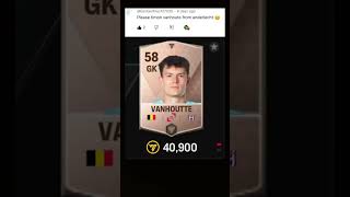 All TVanhoutte Cards In FC Mobile 25 With Their Prices Who’s Next [upl. by Malachi379]