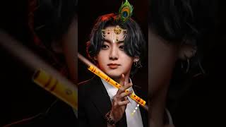 Radhe krishna 💙🦚✨ytshorts radhekrishna btsblackpink [upl. by Adnala]