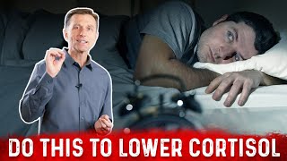 How to Lower Cortisol and Fix Your Sleep Circadian Rhythm Cortisol and Sleep  Dr Berg [upl. by Anitsyrhc]