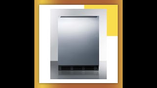 Accucold 24quot Wide AllRefrigerator ADA Compliant Stainless Steel Door [upl. by Aynik]