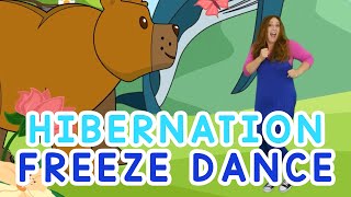 Hibernation Freeze Dance  Winter Brain Break Sing Play Create [upl. by Orji]